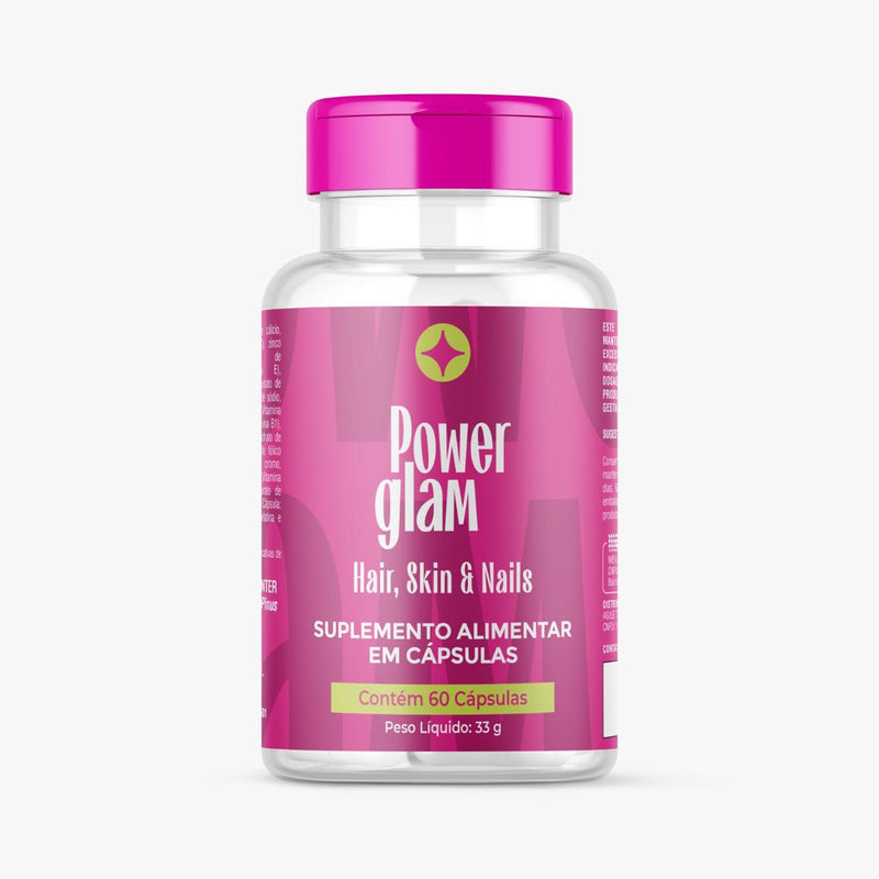 Power Glam – Hair, Skin & Nails | Suplemento Alimentar (60 cápsulas)